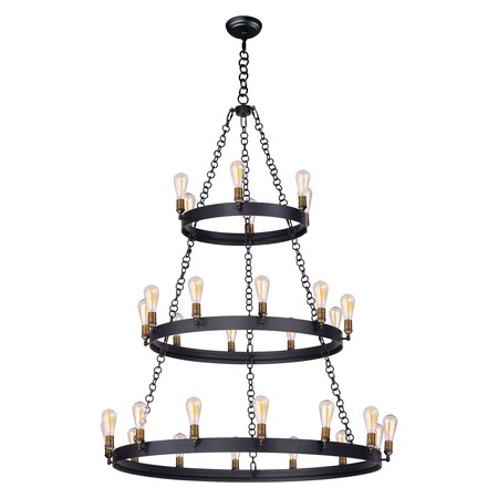 Maxim Noble-Chandelier 26278BKNAB